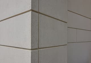 Close up corner detail of Riverside Neuroscience Center