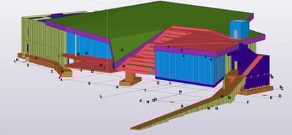 Model In Tekla