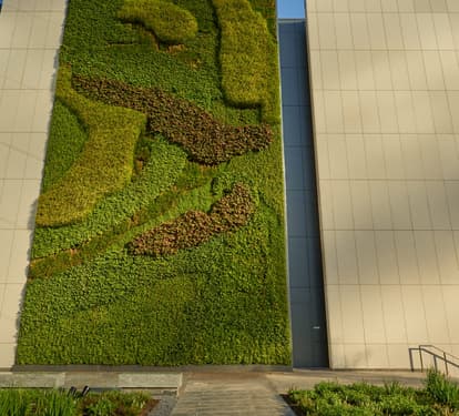 Green wall for Data Center Precast Concrete 