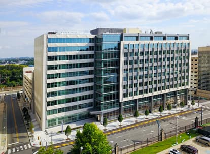 Front View of Building