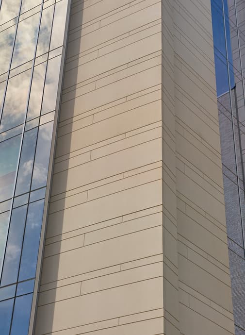 Corner detail of Riverside Neuroscience Center